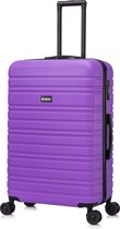 Valise de voyage BlockTravel L à double roulettes 95 litres - serrure TSA intégrée - légère - violet