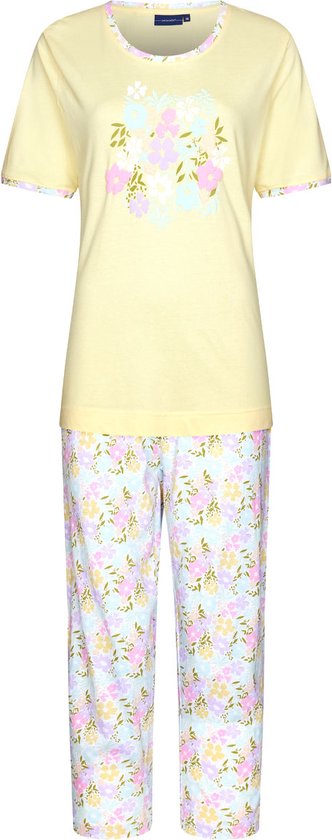 Pyjama en coton jaune Pastunette - Jaune - Taille - 38