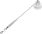 Kaarsendover - Kaarsen dover - Candle snuffer - Kaarsendover waxinelichtjes - 20 x 17 x 2,6 cm - Zilver