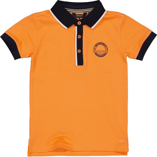 Quapi jongens polo t-shirt Biko Orange