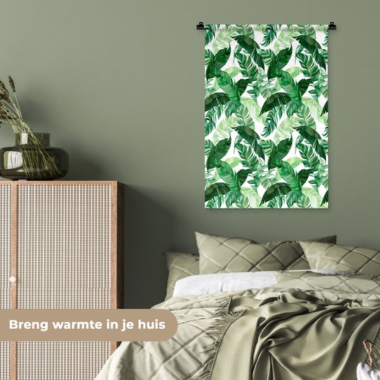 Tapisserie - Tapisserie - Feuilles - Vert - Motif - 60x90 cm - Tapisserie