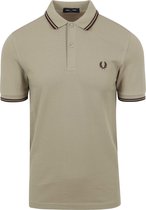 Fred Perry - Polo M3600 Greige U84 - Slim-fit - Heren Poloshirt Maat 3XL