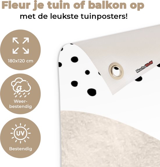 Décoration murale Karma - Papier toilette - Sorts - 180x120 cm - Poster jardin