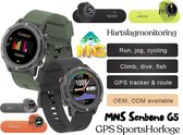 SportsHorloge- Senbono G5- MNS- Fluorescerend Groen