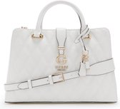 Guess Adi Society Satchel Dames Handtas - Wit - One Size