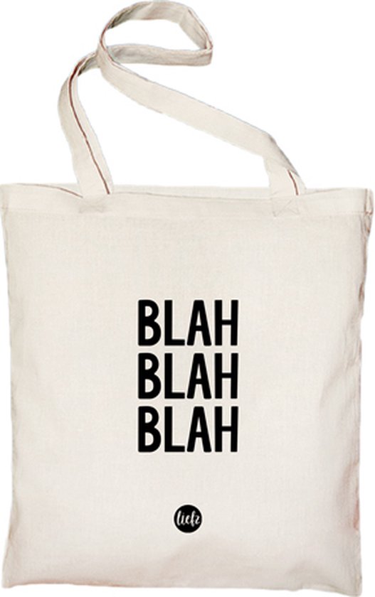 Katoenen tas | Blah blah blah