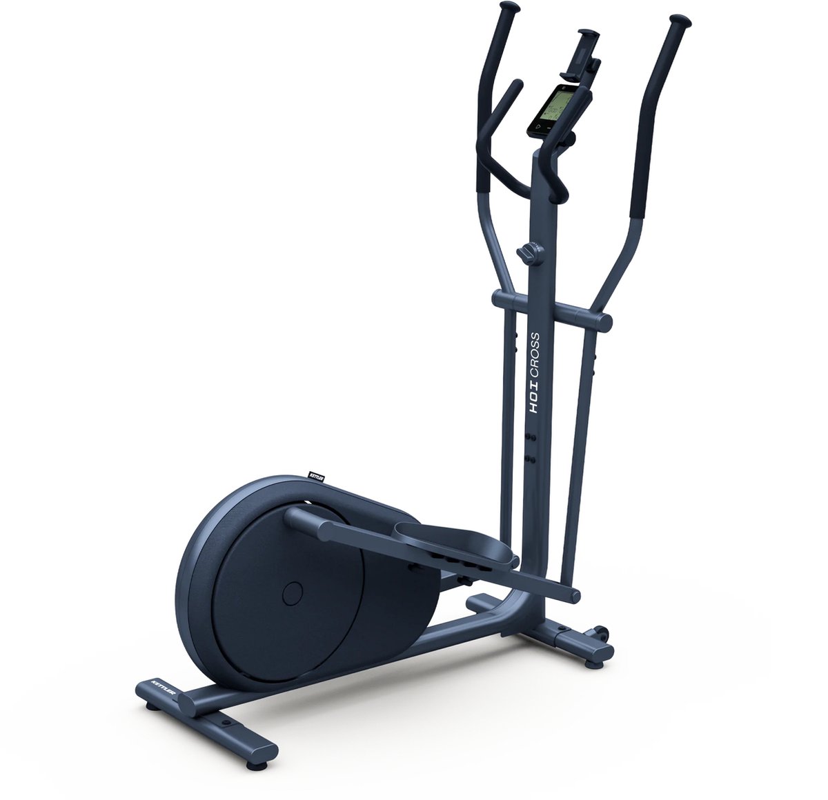 Kettler HOI Cross Crosstrainer STONE – Magnetisch Handremsysteem, 10 Weerstandsniveaus, LCD Display, ANT+ Connectiviteit, Smartphone- en Tablethouder