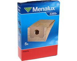 Menalux 3385 P Lot de 5 sacs pour aspirateurs Philips
