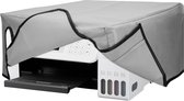 kwmobile hoes geschikt voor Epson Eco Tank ET-2826 / 2800 - Beschermhoes voor printer - Stofhoes in lichtgrijs