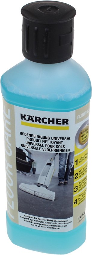 Kärcher Vloerreinigingsmiddel voor Universeel RM 536, 500 ml - Floor cleaner - Verwijdert loopsporen - Streepvrij resultaat - Aangename geur