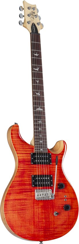 Foto: Prs se custom 24 08 br blood orange elektrische gitaar