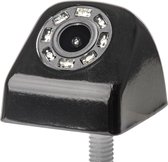 AMiO Caméra de Recul Universelle Encastrable 8 IR LED Vision Nocturne pour Voiture/Bus/ Camper -Car Zwart
