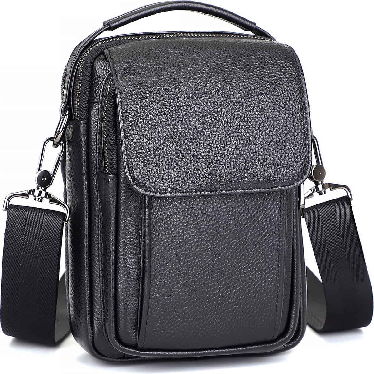 STILORD Mael 2-in-1 Leren Borstzakje Heren Vintage Riemtas Crossbody Tas Mobiele Telefoon Tas Kleine Borstzakje voor Paspoort Reizen Portemonnee Mannen Kleur:luino - bruin STILORD Mael 2-in-1 Leren Borstzakje Heren Vintage Riemtas Crossbody Tas Mobiele Telefoon Tas Kleine Borstzakje voor Paspoort Reizen Portemonnee Mannen Kleur:luino - bruin
