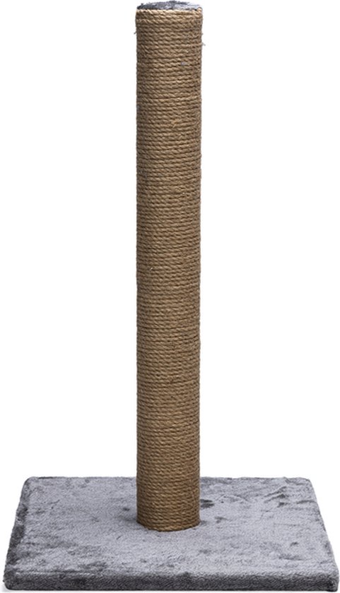 Beeztees Lesley - Krabpaal - Grijs - 35x35x60 cm