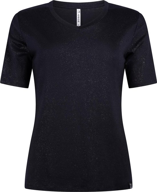 Zoso T-shirt Peggy Sprankling T Shirt 241 0008 Navy Dames Maat - XL