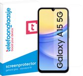 Telefoonglaasje Screenprotectors - Geschikt voor Samsung Galaxy A15 5G - Case Friendly - Gehard Glas Screenprotector - Geschikt voor Samsung Galaxy A15 5G - Beschermglas