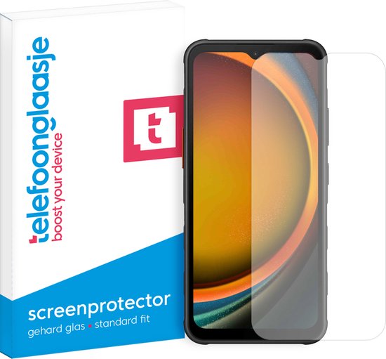Telefoonglaasje Screenprotectors - Geschikt voor Samsung Galaxy Xcover7 - Case Friendly - Gehard Glas Screenprotector - Geschikt voor Samsung Galaxy Xcover7 - Beschermglas