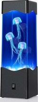 Jellyfish Lavalamp - Kwallenlamp - 3 Kwallen - Lavalamp voor Kinderen & Volwassenen - LED of Batterij Nachtlamp - Meerdere Kleuren - 7 Kleuren - Sfeervol