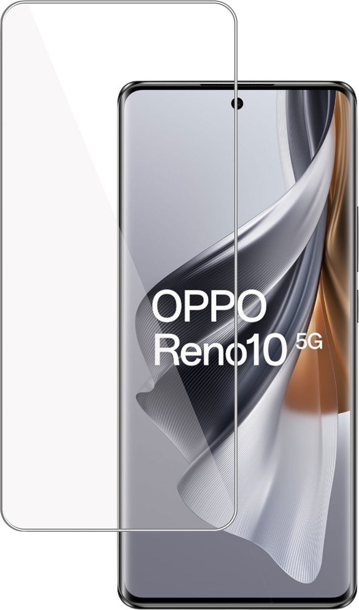 Screenprotector geschikt voor OPPO Reno 10 / 10 Pro Screenprotector – Gehard Glas - Proteqt+