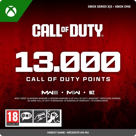 Call of Duty: 13.000 Points - Xbox Series X|S & Xbox One Download | bol