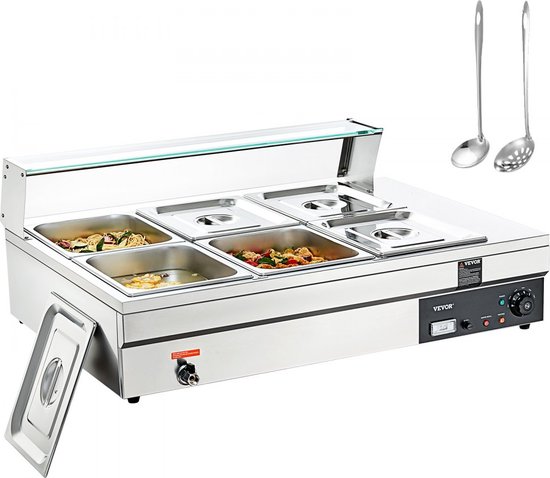 Hendi | Bain-marie set met afvoerkraan Ranger