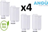 4 x ANGO waterfilter voor Saeco CA6702/00, CA6702/10, CA6702/48, RI9702/01 Brita Intenza+ Gaggia Phlips