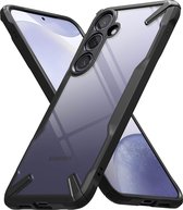 Ringke Fusion-X Compatibel met Galaxy S24 Plus Krasvast Schokbestendig Robuuste Bumper Hoesje - Zwart