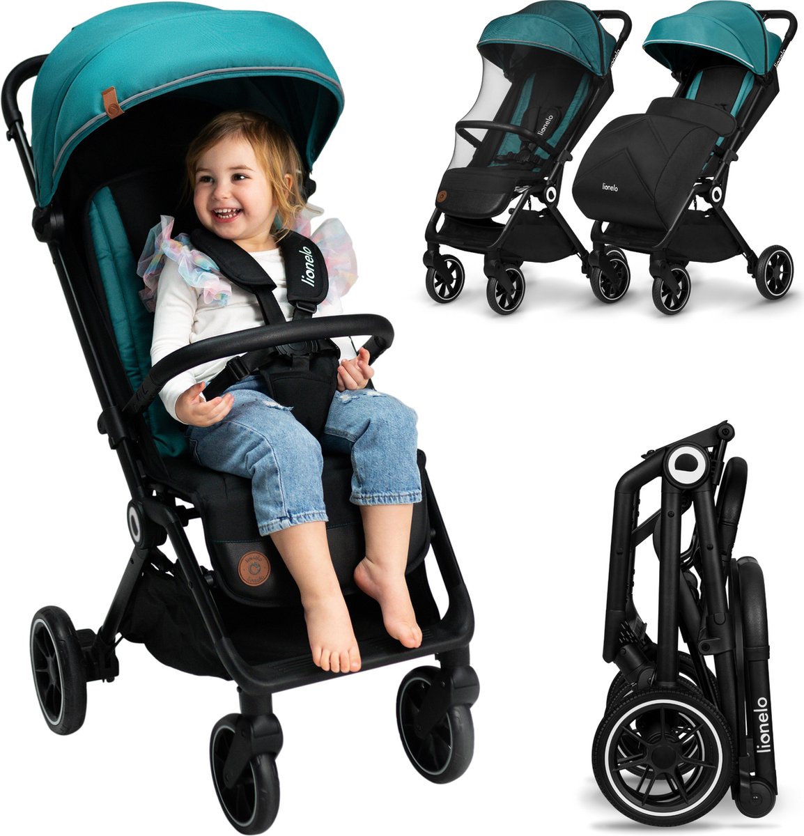 lionelo Buggy Cleo Green Emerald