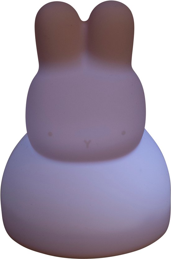 Baby's Only Nachtlampje konijn - Nachtlampje Babykamer - Lampje met USB-aansluiting - Oud Roze - Met slaapmuziek van Baby's Only — afbeelding 2