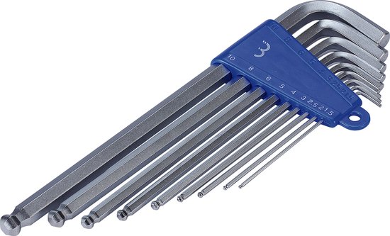 BBB Cycling HexSet hex key set Inbussleutels - 1.5 tot 10 mm - BTL-118