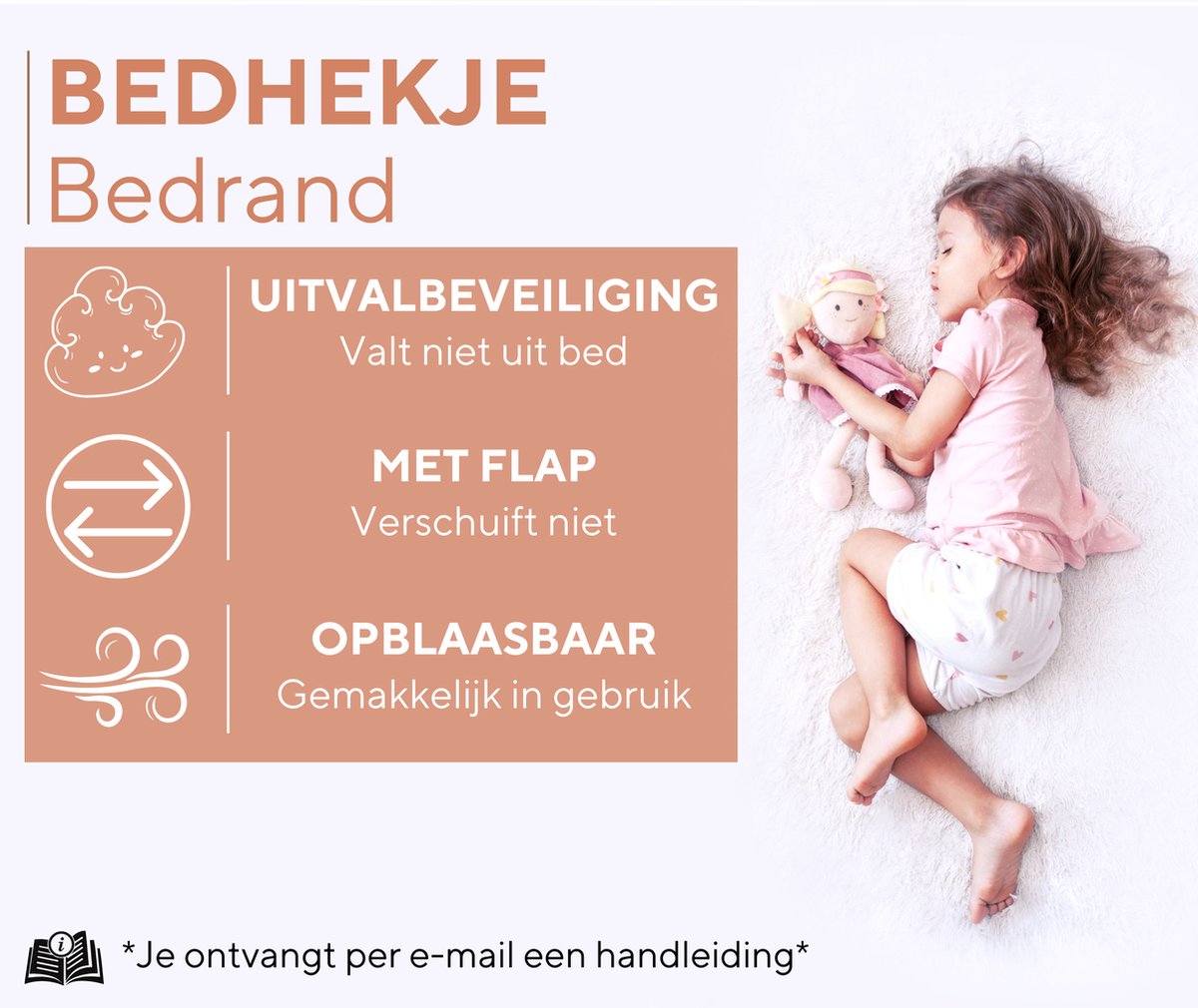 Thuiser Thuiser Opblaasbare Bedrand Bedrail - afbeelding 2