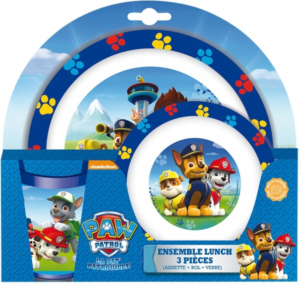 Goedkoopste PAW Patrol - Ontbijtsetje 3 delig - Multi