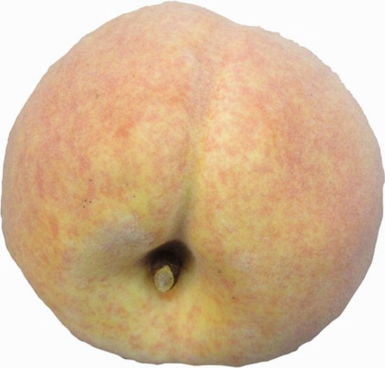 Kunstfruit perziken van 8 cm - Decoratie nep/namaak fruit