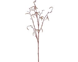Bellatio flowers & plants Kunsttak - berkenkatjes - 66 cm - betula pendula - decoratie takken