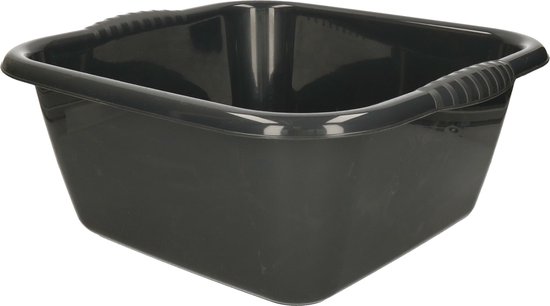 Forte Plastics Bac lave-vaisselle - 15 litres - noir - plastique - 41 x 39 x 16,5 cm