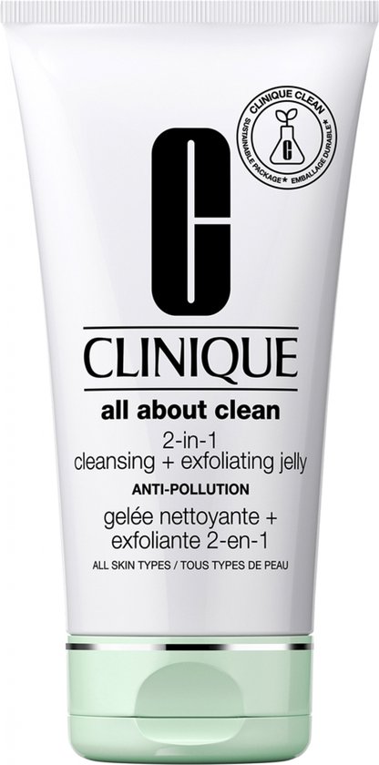 CLINIQUE - All About Clean™ 2-in-1 Cleansing + Exfoliating Jelly - 150 ml - scrub - Clinique