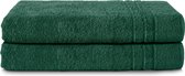 Bol.com Komfortec Set van 2 Handdoeken 80x200 cm - 100% Katoen - XXL Saunahanddoeken - Badlaken - Strandlaken - Badhanddoek- Dou... aanbieding
