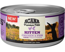 Acana Premium Pâté Kitten Kip & Vis - 24 x 85 gr - Voordeelverpakking