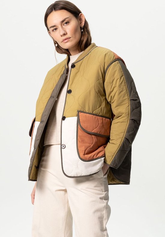 Sissy-Boy - Multicolour doorgestikt colourblock jasje