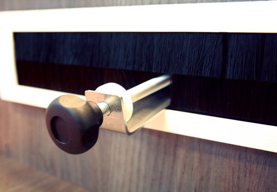 1x RVS Brievenbusklem - Deurbrievenbus afsluiten - Anti vuurwerk - Brievenbusbeveiliging - Mailblocker - L.B. Solution