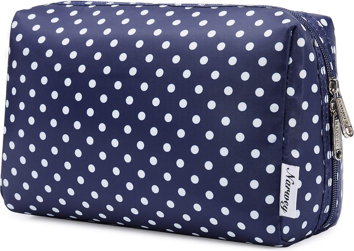 Make-uptas dames cosmeticatas reizen cosmetica organizer voor vrouwen meisjes, Polka dot, polkadot