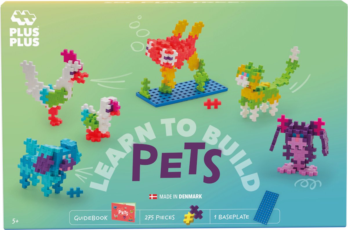 Plus-Plus Learn to Build dieren 275 delige bouwset - 3962 - Bouwspeelgoed - Constructiespeelgoed - Set met bouwstenen - Vanaf 5 jaar — afbeelding 11