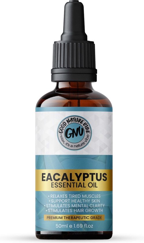 Foto: Eucalyptus olie 100 puur onbewerkt geschikt voor huid haar en voor aromatherapie tegen acne en roos eucalyptus olie voor diffuser eucalyptus bad of sauna voor een verfrissende geur 50 ml per verpakking