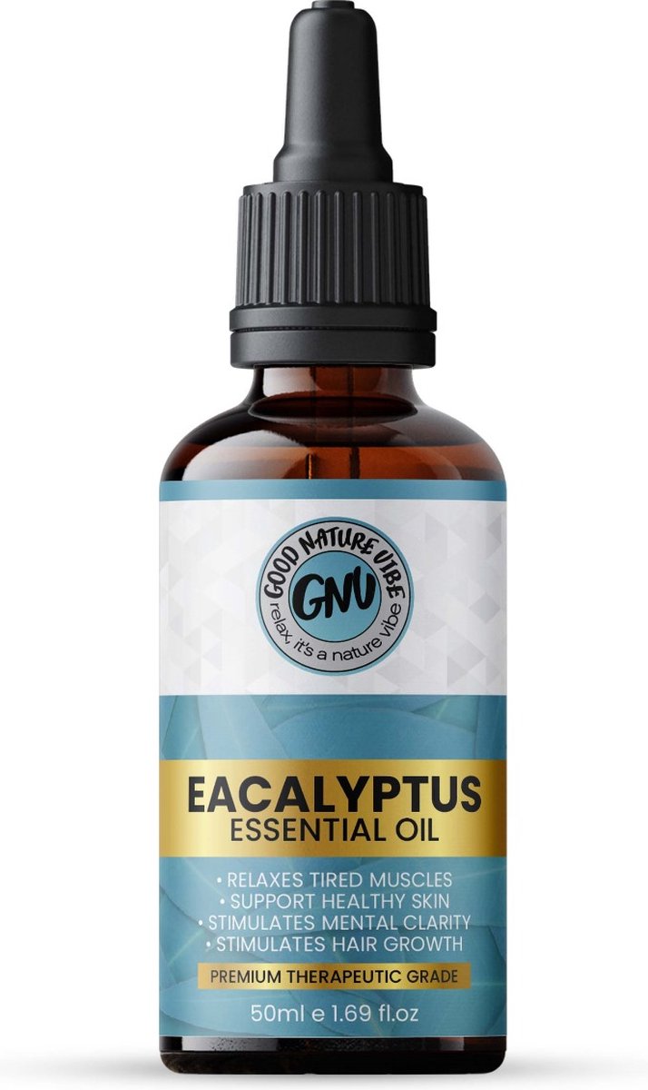 Goedkoopste Eucalyptus Olie 100 Puur & Onbewerkt - Geschikt voor Huid, Haar en Voor Aromatherapie - Tegen Acne en Roos - Eucalyptus Olie voor Diffuser, Eucalyptus Bad of Sauna voor een Verfrissende Geur - 50 ml per verpakking