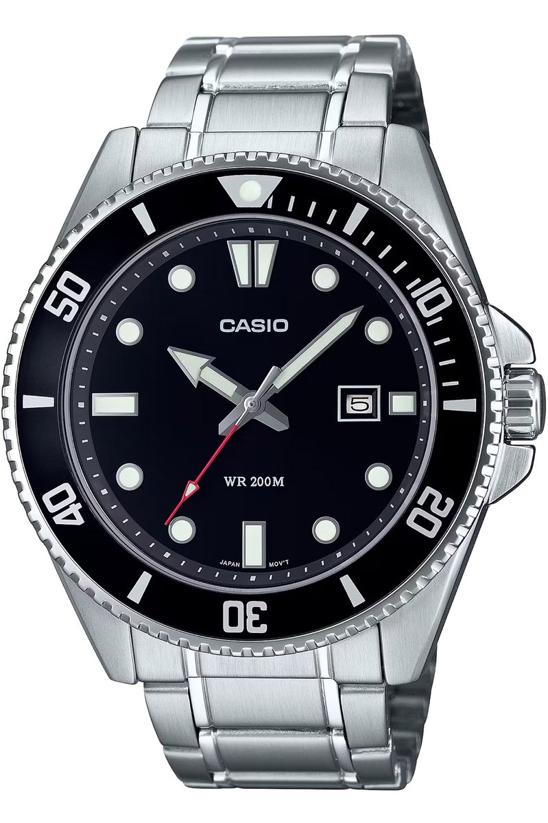 Casio Casio Collection MDV-107D-1A1VEF Horloge - Staal - Zilverkleurig - Ø 44 mm