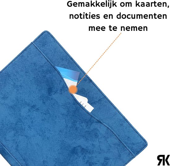 Raykon Functionele Hoes Geschikt voor Remarkable 2 - Tablet Cover - Case - Blauw van Raykon — afbeelding 4