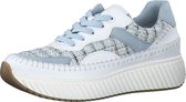 MARCO TOZZI - Maat 37 - MT Soft Lining + Feel Me - removable insole Dames Sneaker - WHITE/LIGHT BLUE