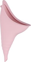 Plastuit - hygiënische plastuit herbruikbaar - plas koker - vrouwen urinaal - siliconen - Licht roze