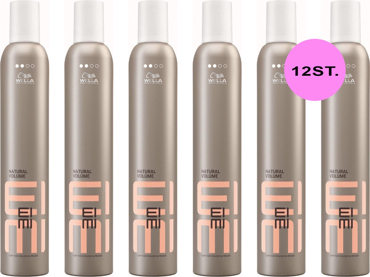 12x500ml - Wella EIMI Natural Volume Mousse