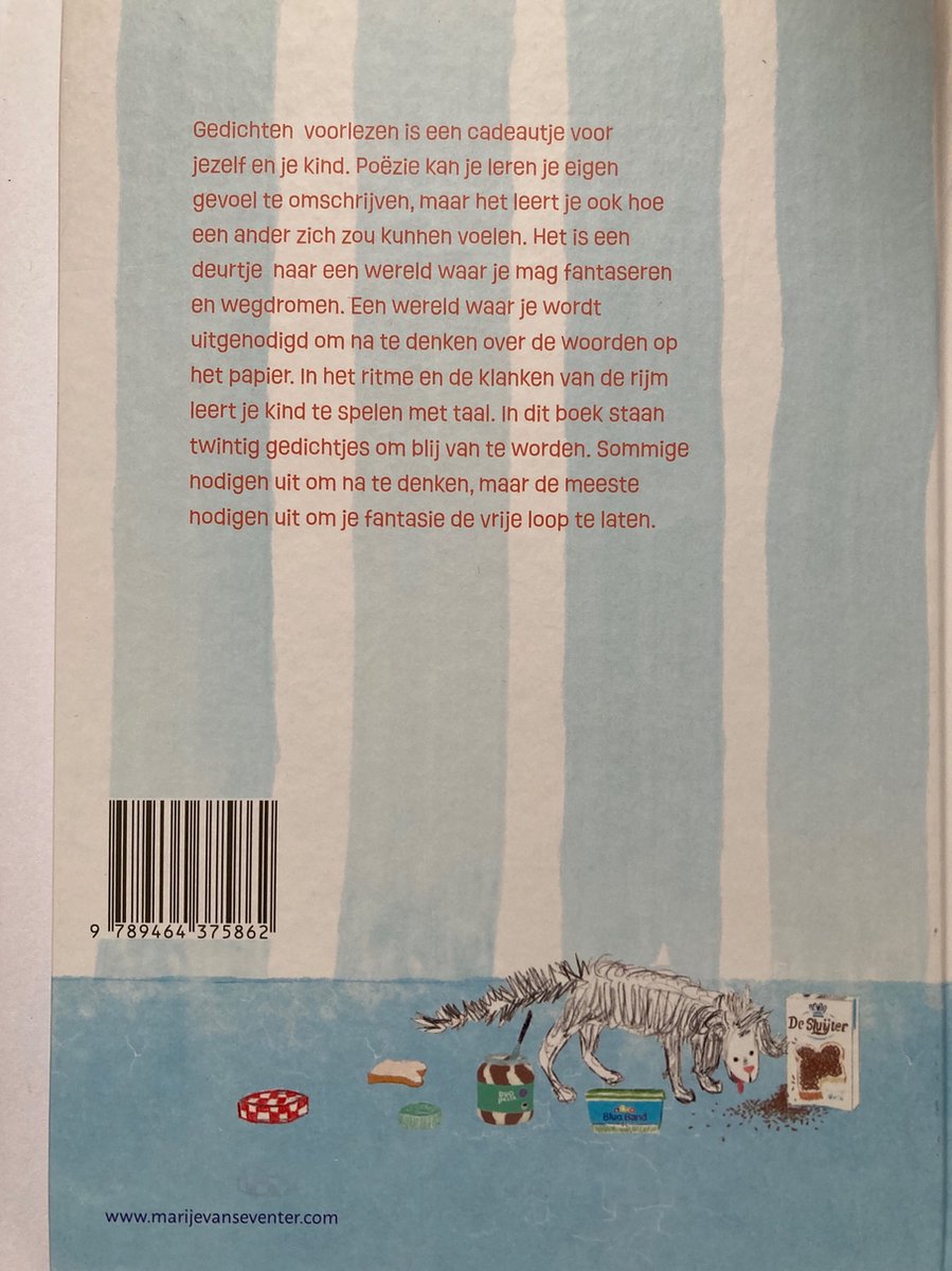 De Boterhammenflat - kinderboeken- gedichtjes- versjes - back cover